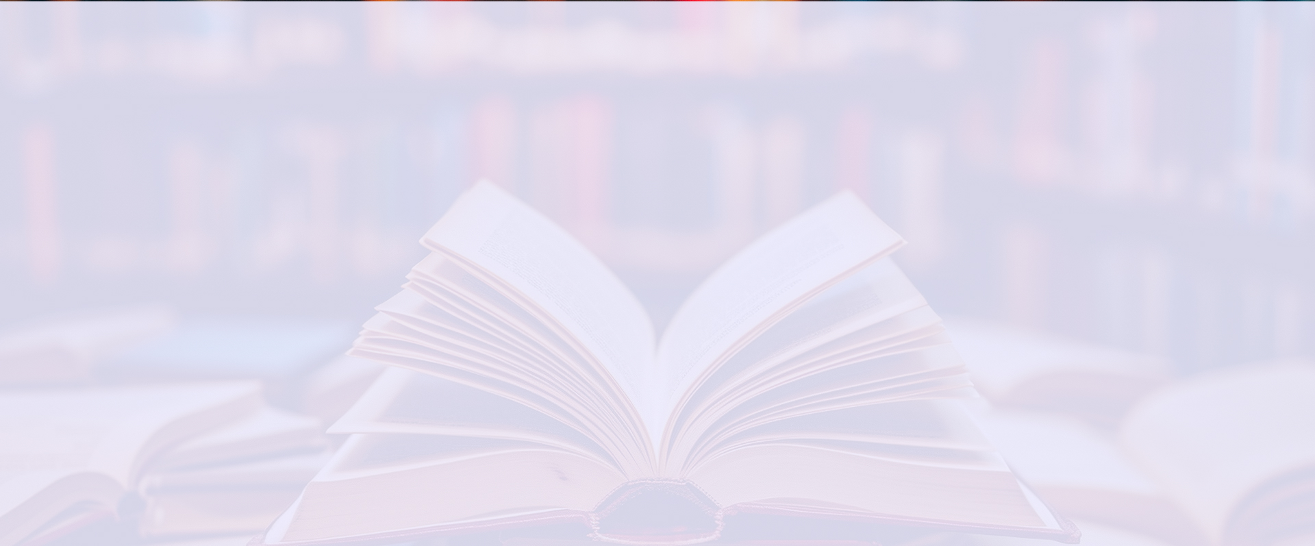 Bookshelves filled with colorful books